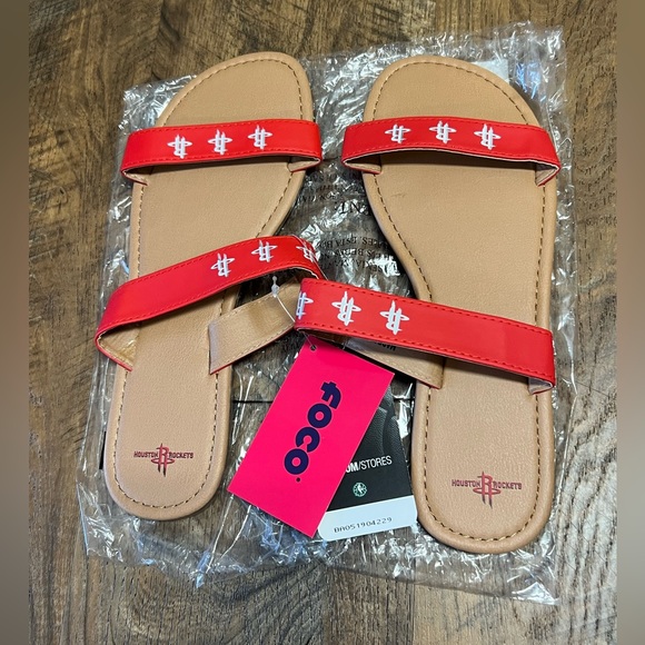 Houston Rockets Women's Double-Strap Sandals - Picture 2 of 8